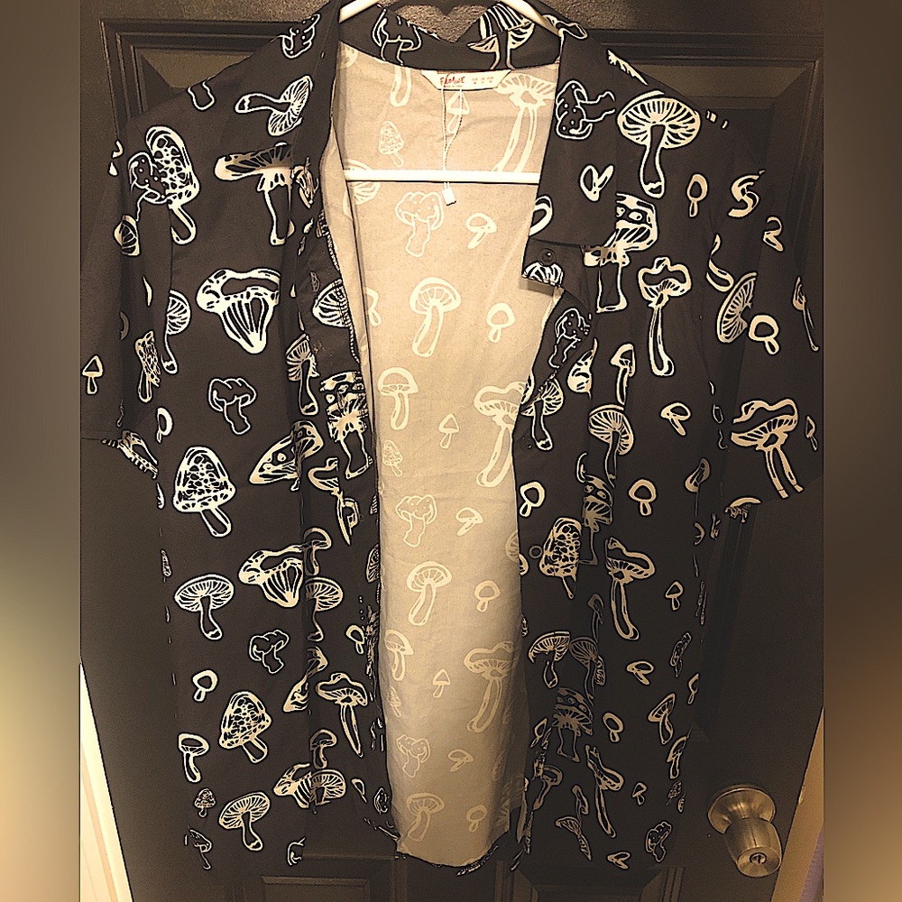 Mushroom Button Up